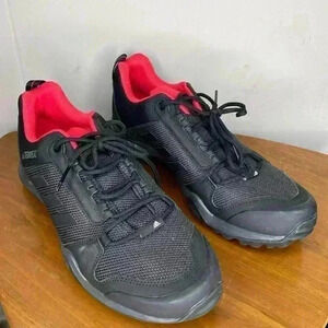 Adidas Terrex Hiking Shoe Womens 10.5 Black Pink BB9519 Lace Up Outdoor Work